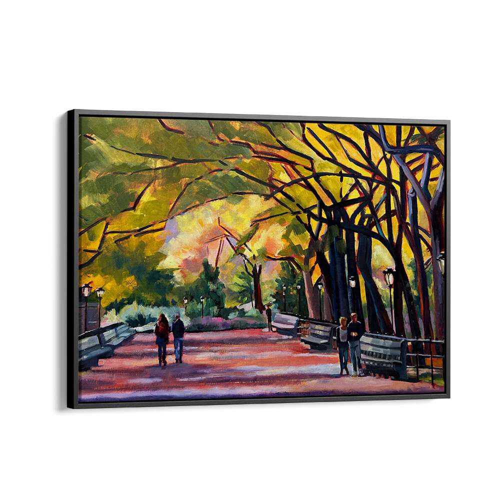 MALL AT CENTRAL PARK , LANDSCAPE PAINTINGS