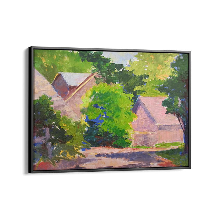 BEND IN THE ROAD , LANDSCAPE PAINTINGS