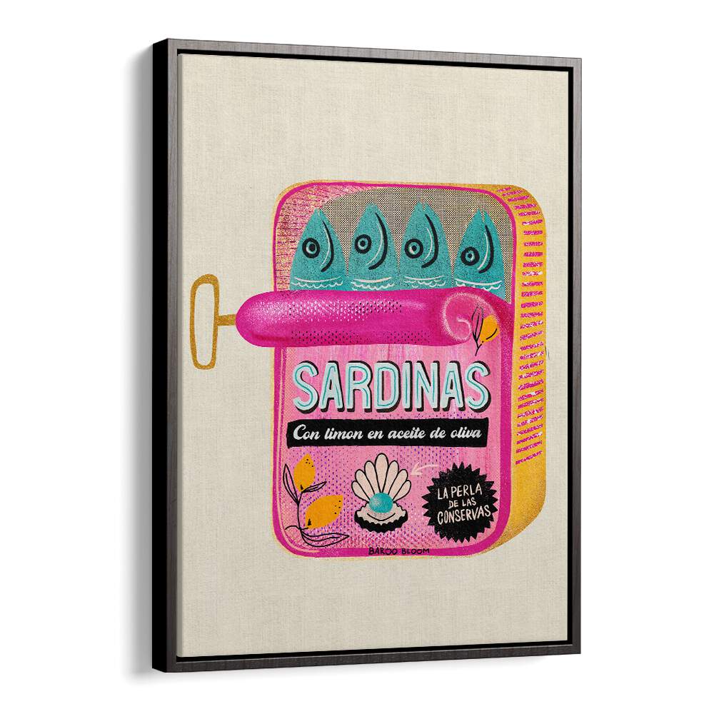 SARDINES TIN CAN BY BAROO BLOOM , WALL ART PRINTS