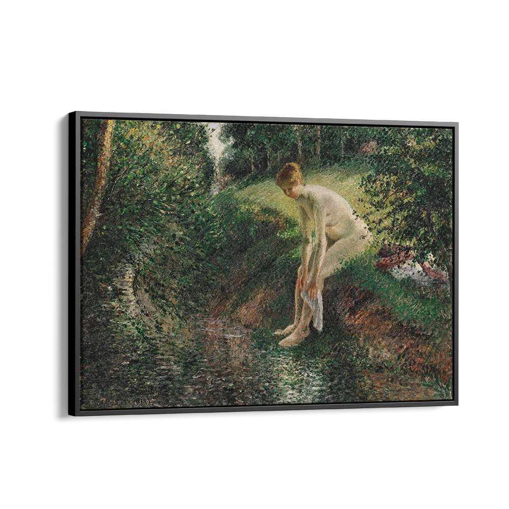 BATHER IN THE WOODS (1895)  , VINTAGE PAINTINGS