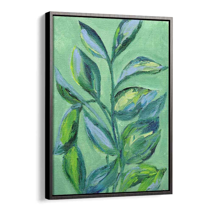 GREEN FOLIAGE , FLORAL FLOWER PAINTINGS
