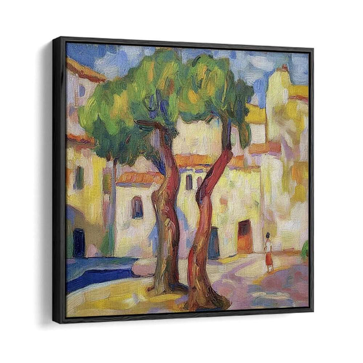 Elegant TWO TREES artwork, showcasing lifelike intertwined trees, perfect for enhancing home decor.