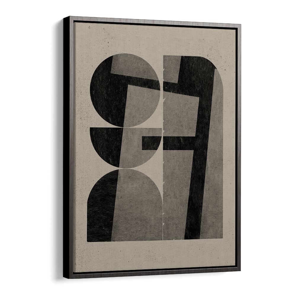 PAPER CUT NO.7, GEOMETRIC ART PRINTS features a striking black and white abstract design, perfect for modern decor.