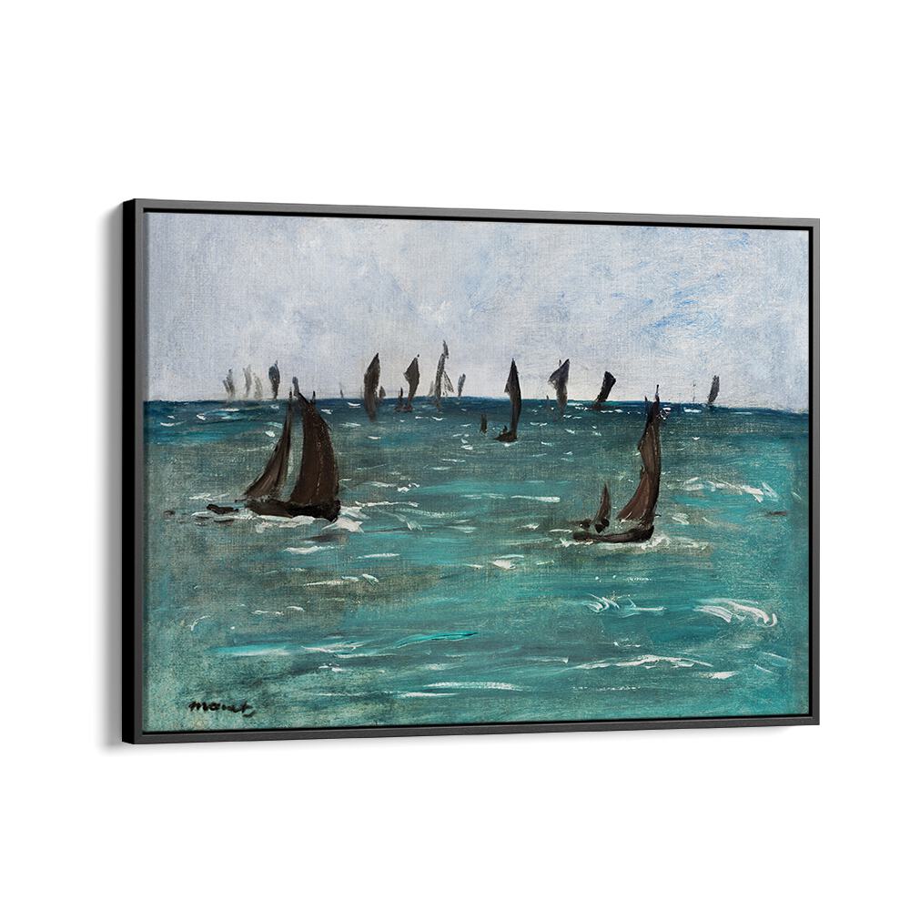 BOATS AT BERCK-SUR-MER (1873) BY EDOUARD MANET , VINTAGE PAINTINGS