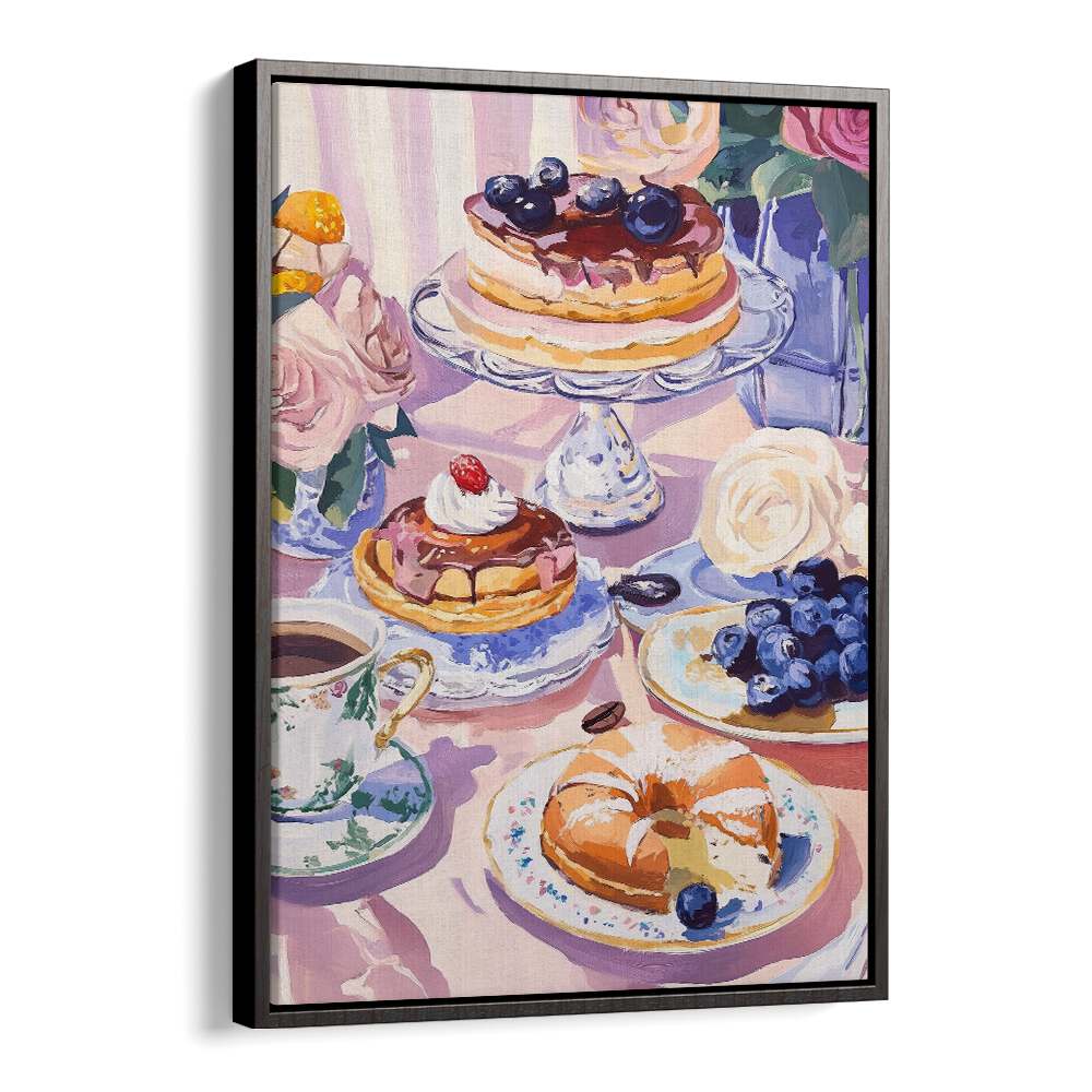 Delightful DESSERT CAFE, KITCHEN POSTERS featuring beautiful pastries and floral decor for your sweet ambiance.
