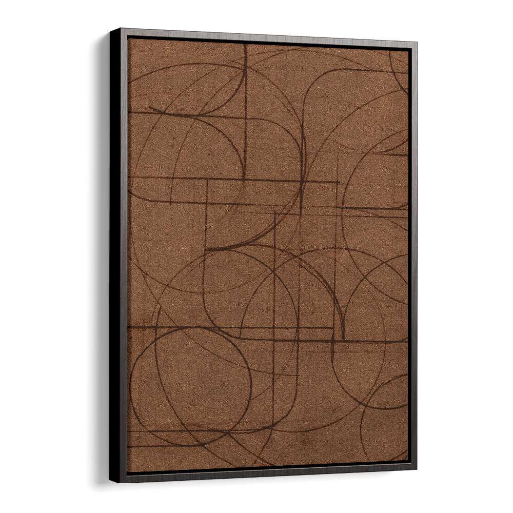 Stunning CURVED, ABSTRACT PAINTINGS in earthy tones; perfect for transforming your living space with contemporary style.
