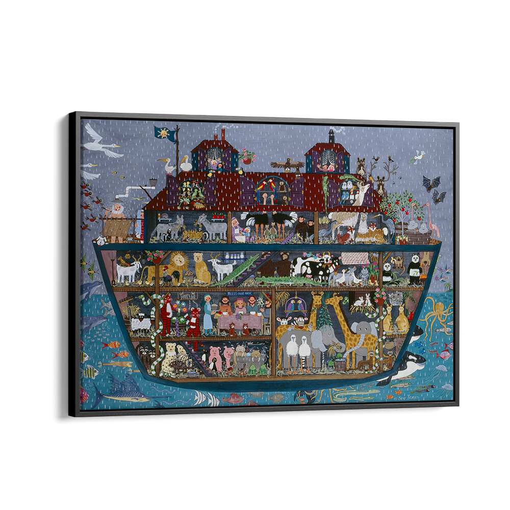 Colorful INSIDE STORY, KIDS ROOM PAINTINGS showcasing a vibrant animal scene to inspire creativity in children's spaces.