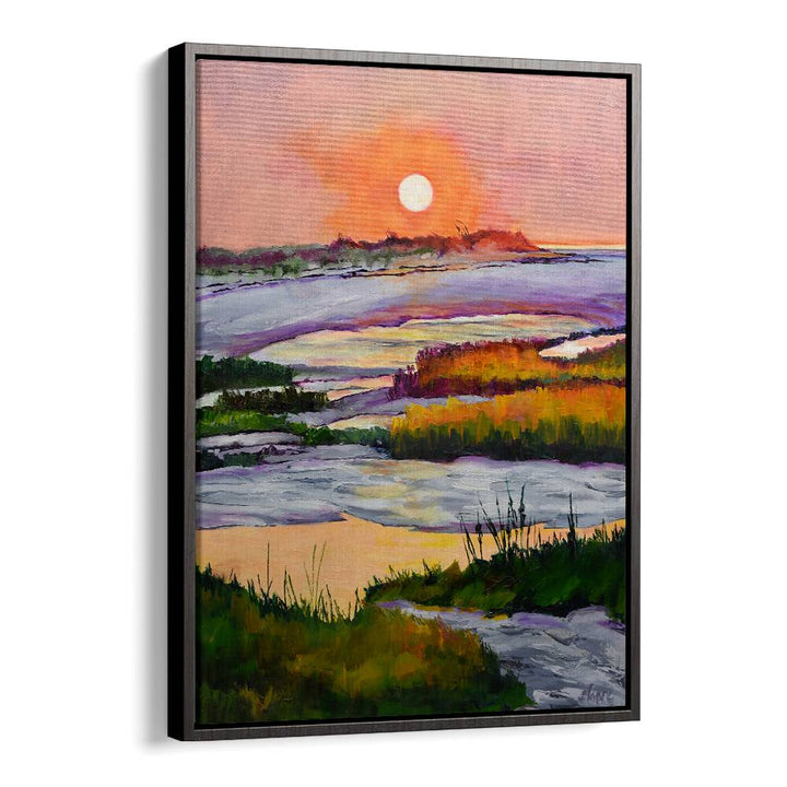 SUNSET , LANDSCAPE PAINTINGS