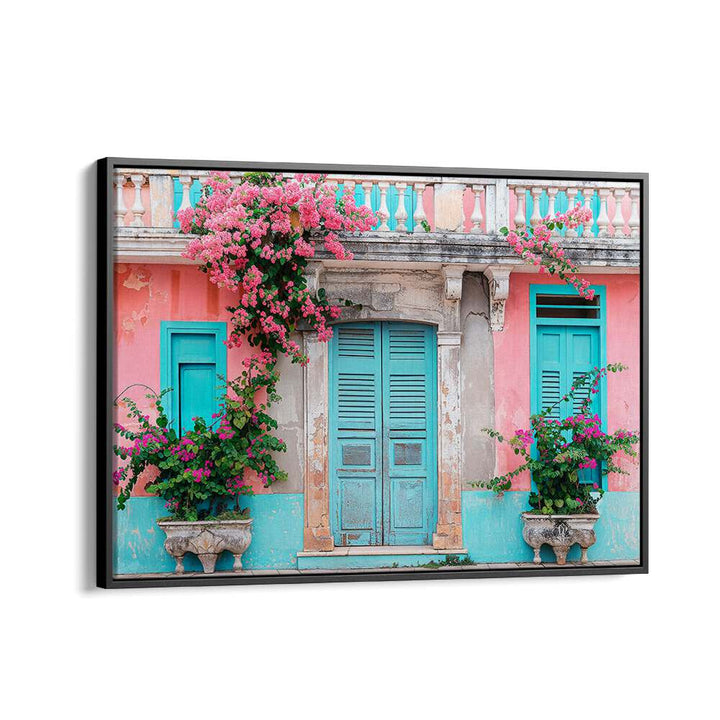 PASTEL COLONIAL FACADE , BEACH PAINTINGS