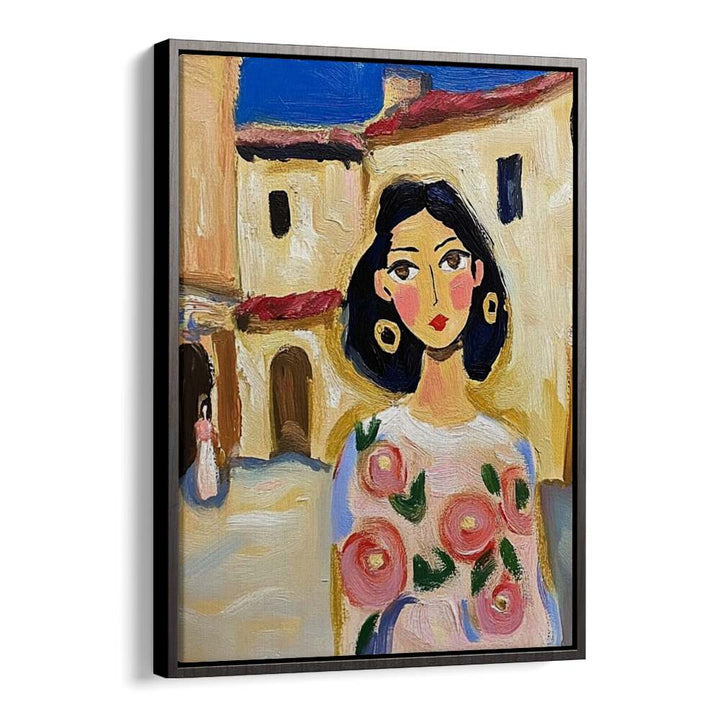 Vibrant artwork featuring SPAIN GIRL, showcasing Spanish culture and style in a stunning design. Perfect for any space.