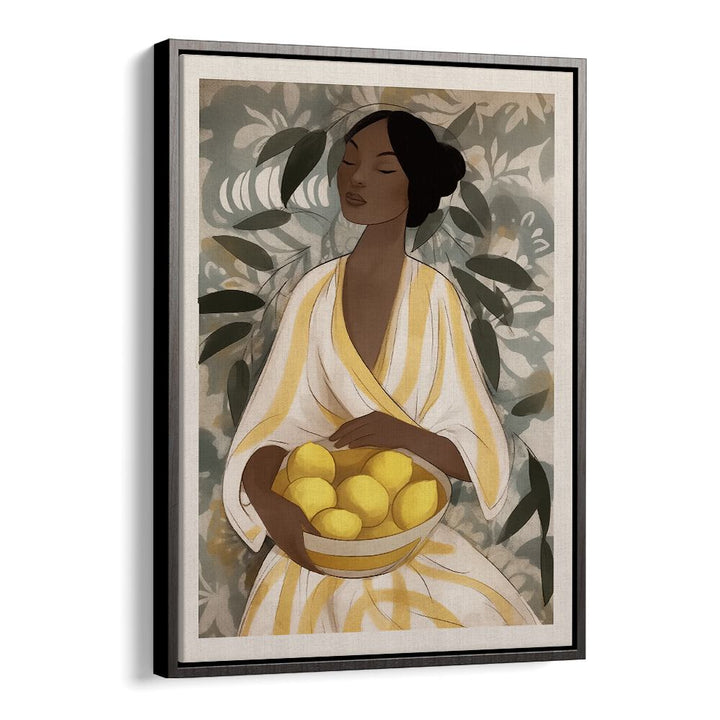 CITRUS GARDEN WOMAN , PORTRAITS & FIGURATIVE ILLUSTRATIONS