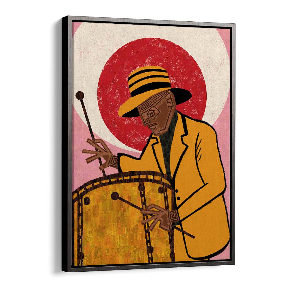 Musician Guy II, Movie Posters showcases vibrant art featuring a drummer, perfect for any music lover's collection.