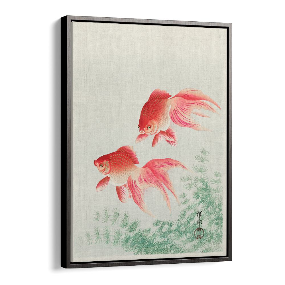 TWO VEIL GOLDFISH (1926)  , JAPANESE PAINTINGS , JAPANESE ART PRINTS