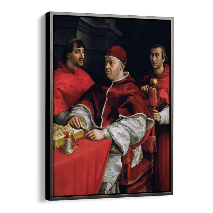 PORTRAIT OF POPE LEO X AND HIS COUSINS (1518–1519) BY RAPHAEL RAFFAELLO , VINTAGE PAINTINGS