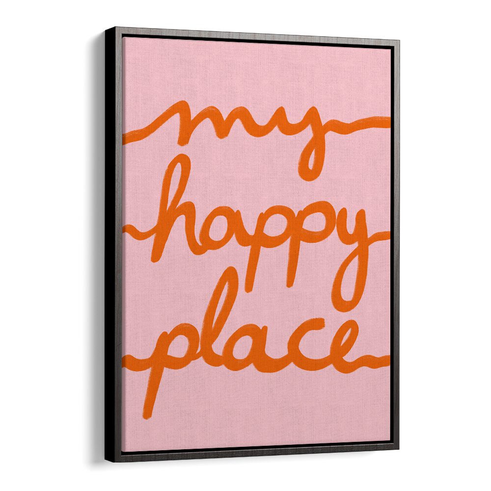 Bright and cheerful MY HAPPY PLACE, KIDS ROOM PAINTINGS, perfect for creating a joyful kids' space.