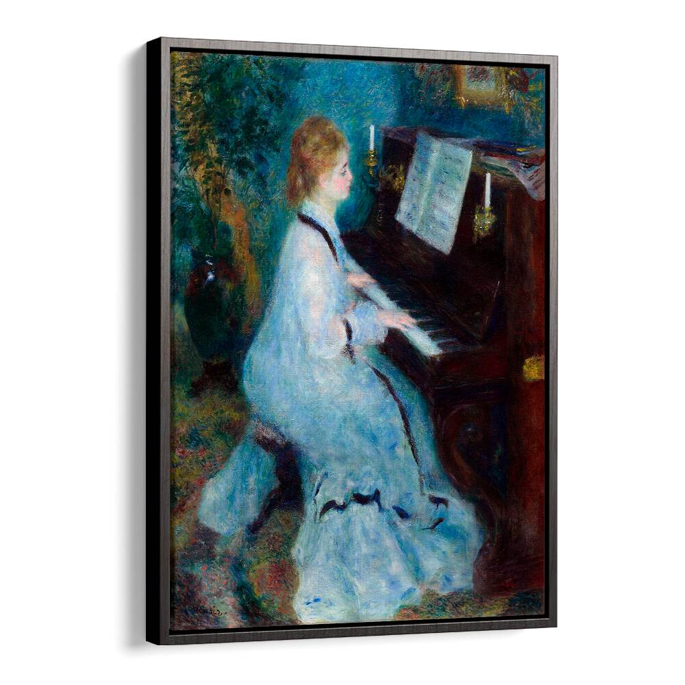 WOMAN AT THE PIANO (1875–1876) , VINTAGE PAINTINGS