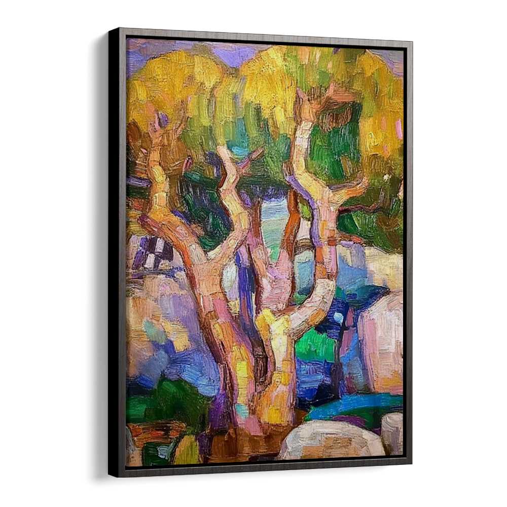 Vibrant artwork featuring the TREE MALLORCA SPAIN, enhancing elegance and tranquility in your home or garden.
