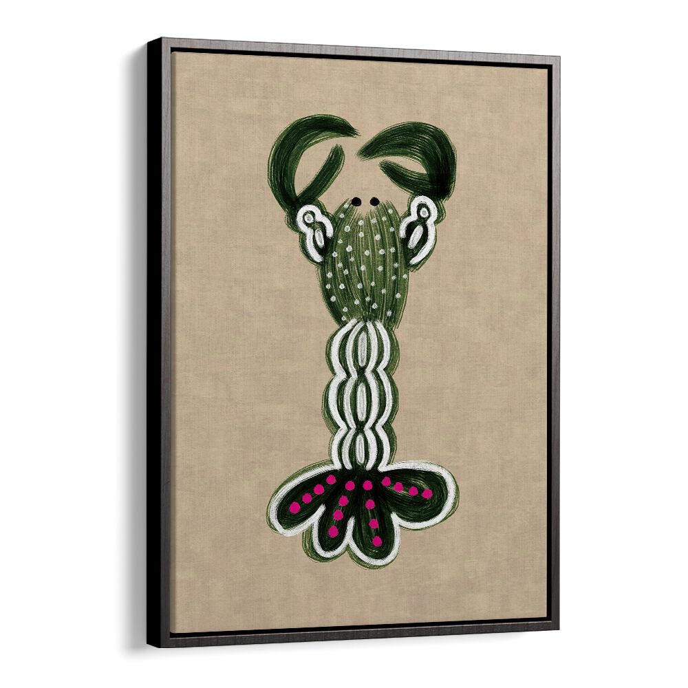Brighten your kitchen with GREEN LOBSTER, KITCHEN POSTERS, adding charm and color to your culinary decor.