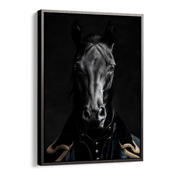 WILD SUITS - BLACK HORSE , ANIMAL PAINTINGS