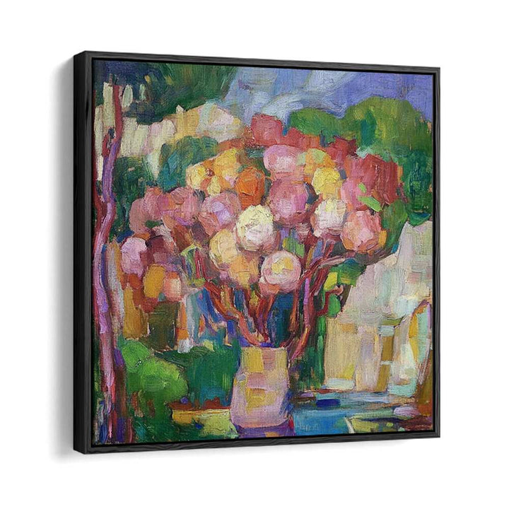 Vibrant Flowers in a Vase Mallorca artwork, perfect for transforming your living space into a colorful oasis.