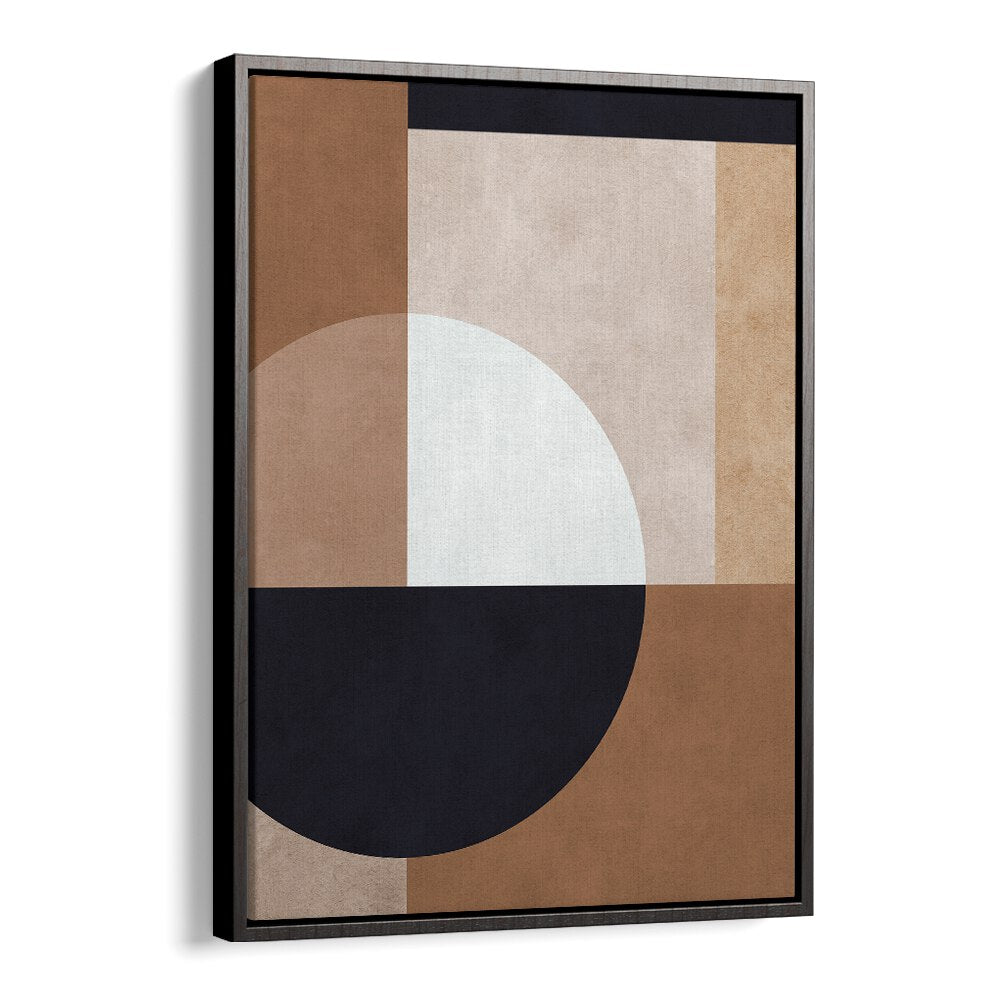 BROWN GEOMETRY I , ABSTRACT PAINTINGS , ABSTRACT ART PRINTS