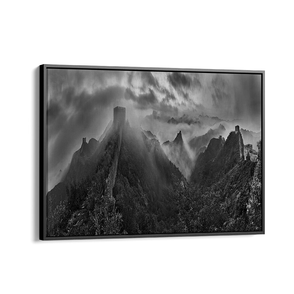 Misty Morning at Great Wall, Photography Prints showcase tranquil landscapes shrouded in enchanting mist.