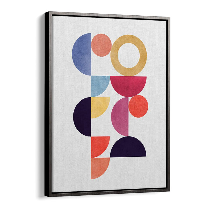 CIRCLES IN HARMONY VII, GEOMETRIC ART PRINTS showcase vibrant forms that enhance mindfulness and relaxation.