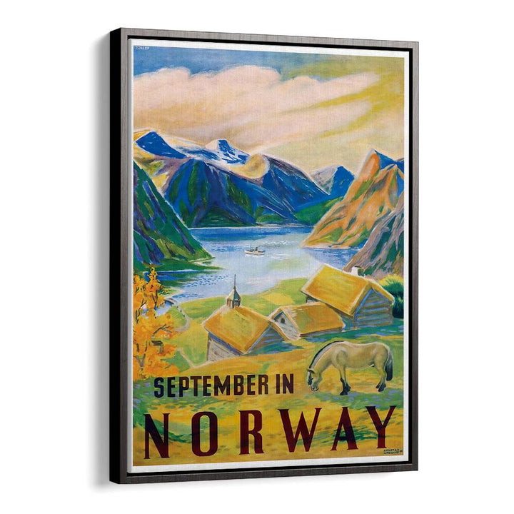 Stunning NORWAY, VINTAGE TRAVEL POSTERS showcasing breathtaking landscapes and culture, perfect for your decor.