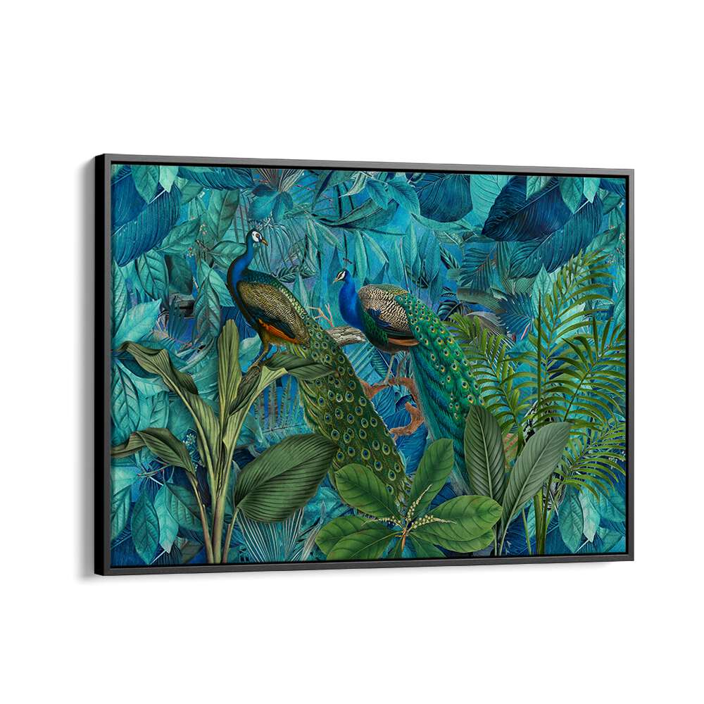 JUNGLE BIRDS GARDEN I BY ANDREA HAASE , WILDLIFE POSTERS, WILDLIFE PAINTINGS