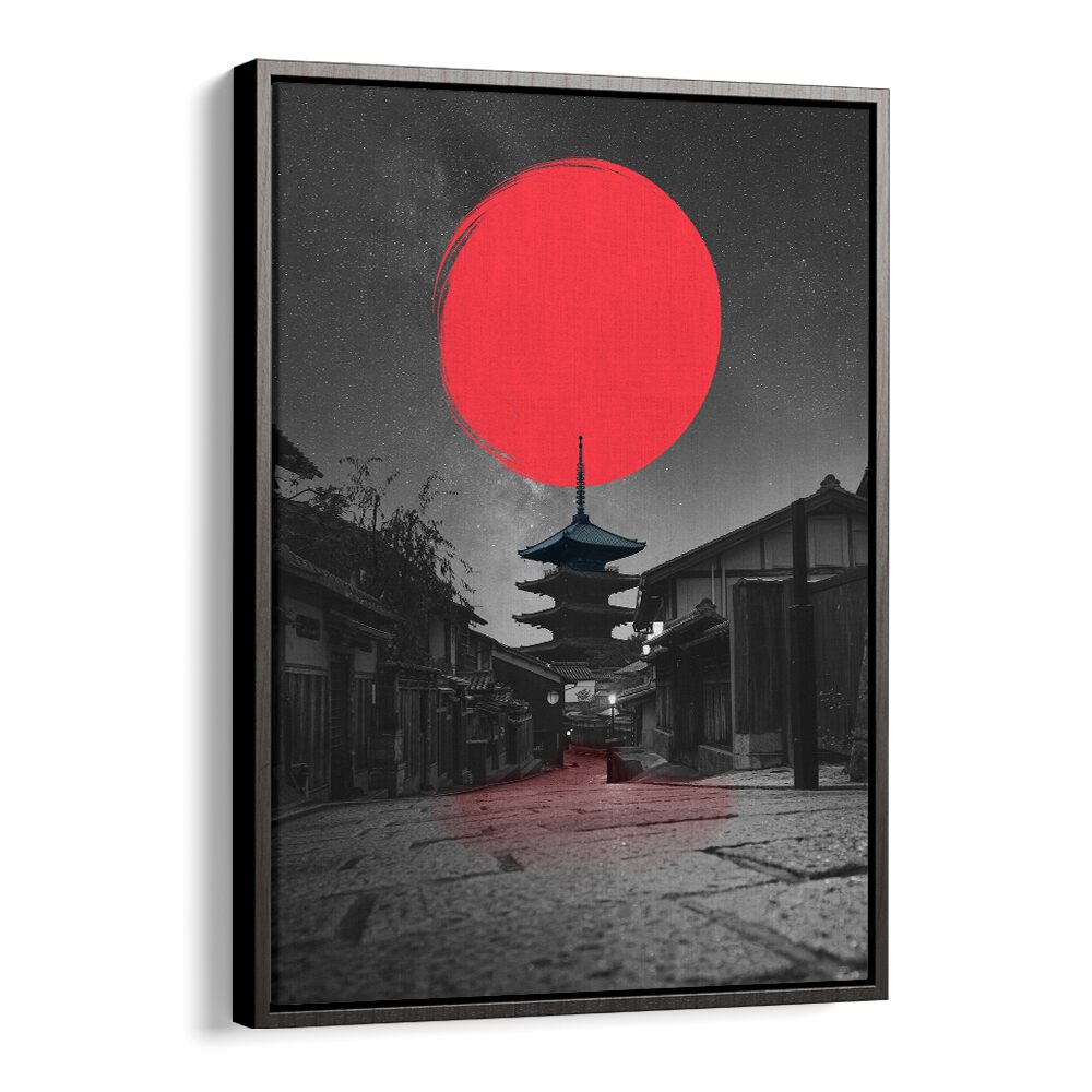 LONELY TEMPLE, JAPANESE PAINTINGS captures serene beauty and mystery, perfect for enhancing your home decor.