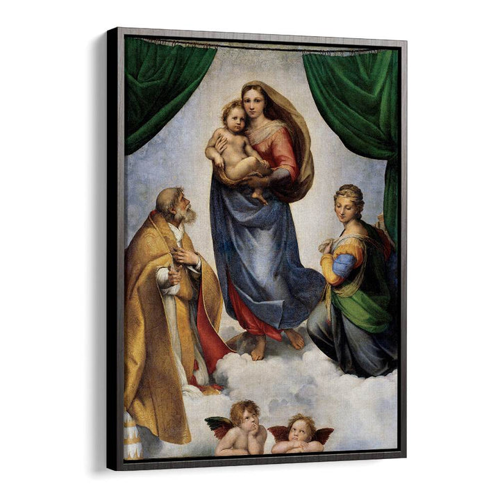 THE SISTINE MADONNA (1512) BY RAPHAEL RAFFAELLO , VINTAGE PAINTINGS