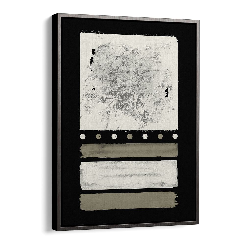 Sophisticated MIDNIGHT CREAM DELIGHT ABSTRACTION, GEOMETRIC ART PRINTS, enhances any space with abstract elegance.