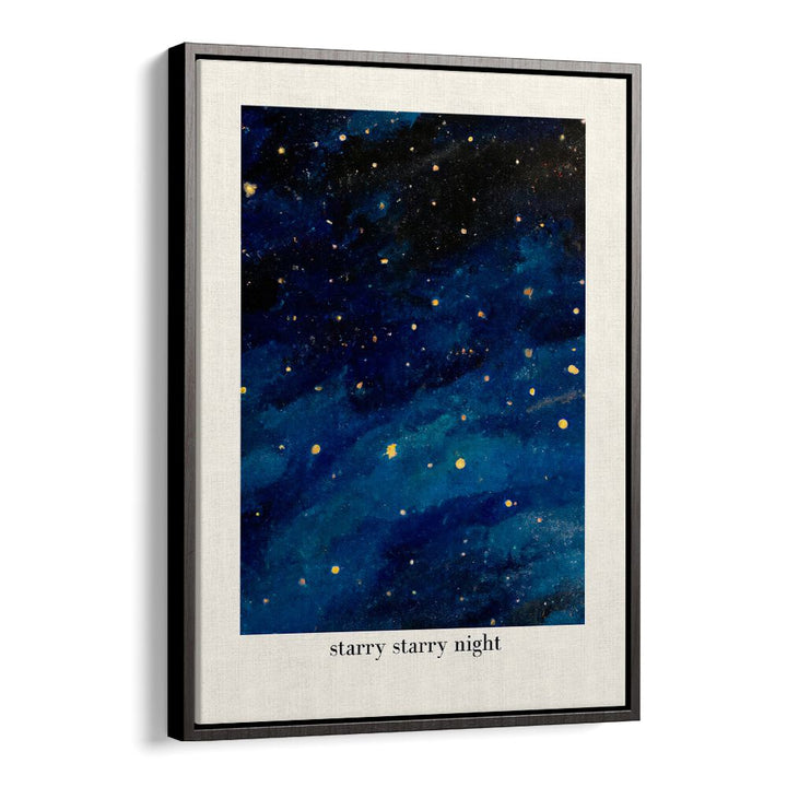 STARRY STARRY NIGHT , KIDS ROOM PAINTINGS featuring a deep blue starry sky to inspire imagination in children's rooms.