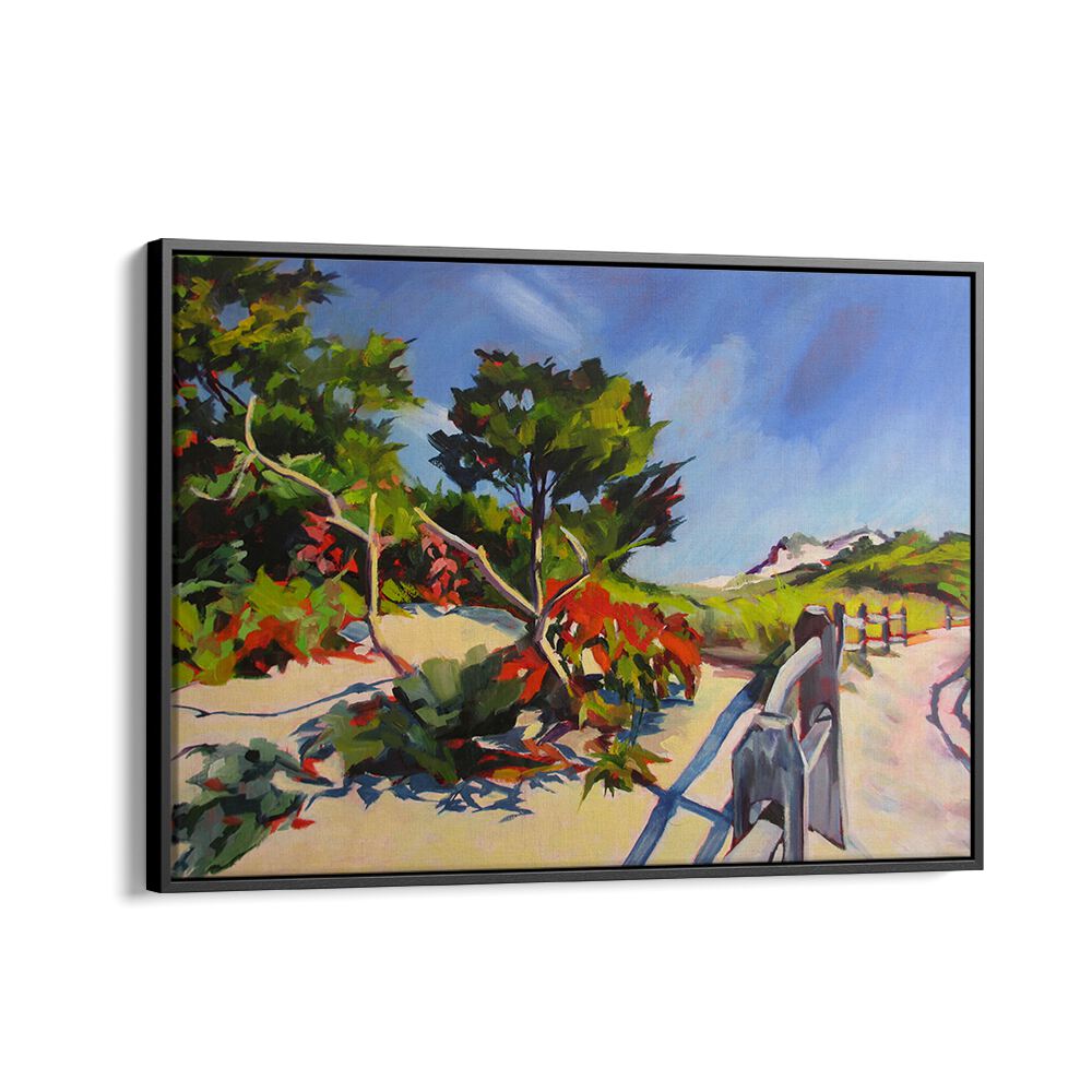 ISLAND BEACH WALK , LANDSCAPE PAINTINGS