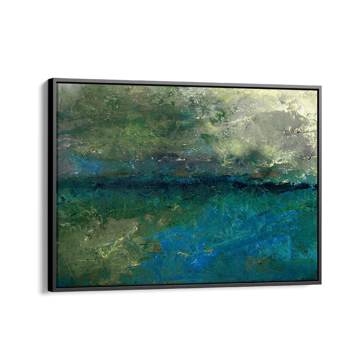 Vibrant hues blend in LANDSCAPE DESIGN I, ABSTRACT PAINTINGS, perfect for transforming any space.