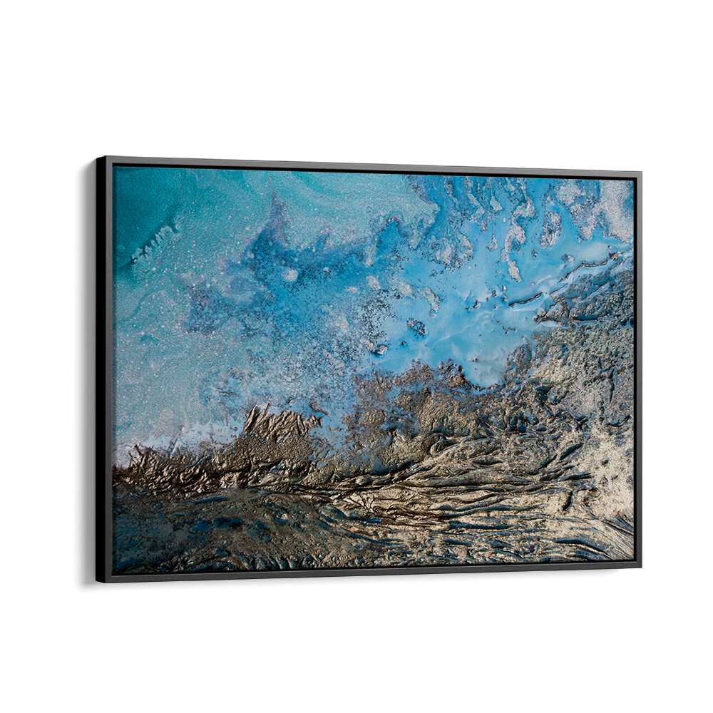 Transform your space with the SEA OF REASON, ABSTRACT PAINTINGS, featuring captivating blue and gold textures.