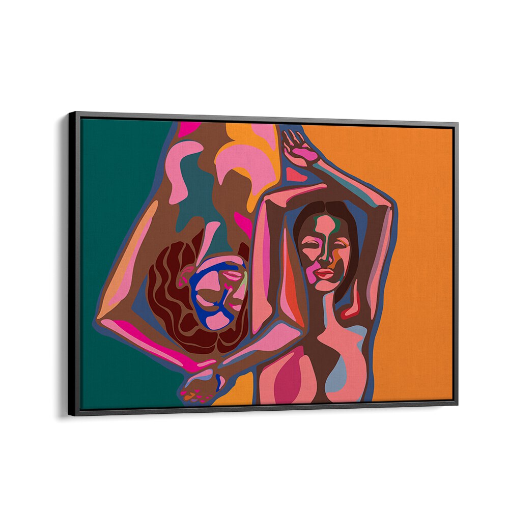 Colorful abstract artwork from MARIA A KARLA II, PORTRAITS & FIGURATIVE ILLUSTRATIONS, showcasing expressive figures.