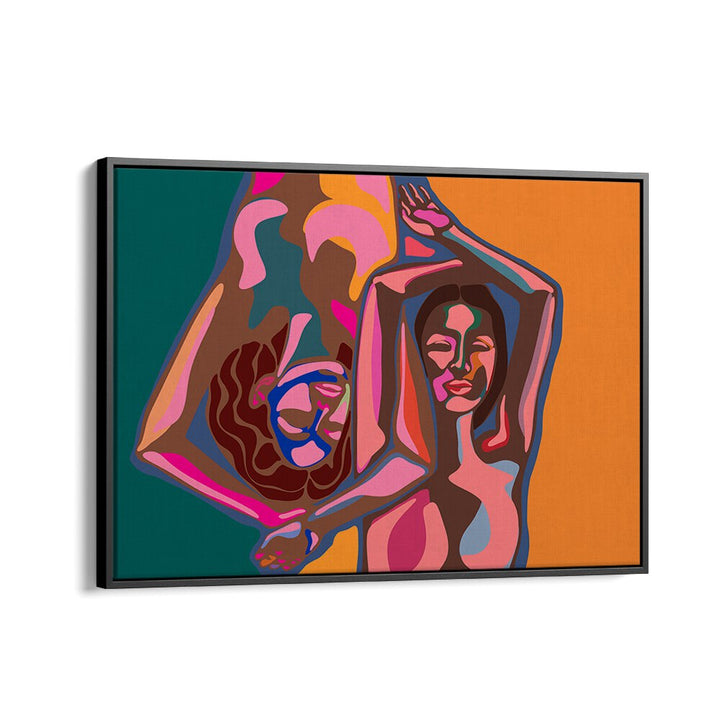 Colorful abstract artwork from MARIA A KARLA II, PORTRAITS & FIGURATIVE ILLUSTRATIONS, showcasing expressive figures.