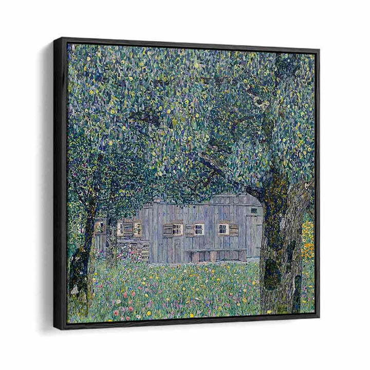 FARMHOUSE IN UPPER AUSTRIA (1911-1912) , VINTAGE PAINTINGS