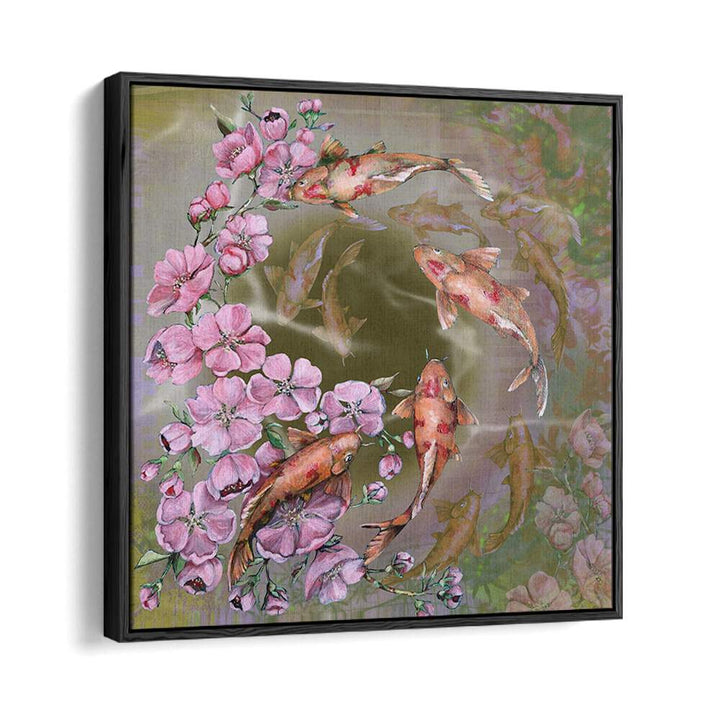 KOI DANCE , JAPANESE PAINTINGS