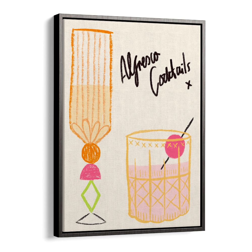 ALFRESCO COCKTAILS BY DUCHESS PLUM , BAR POSTERS , BAR ART PRINTS