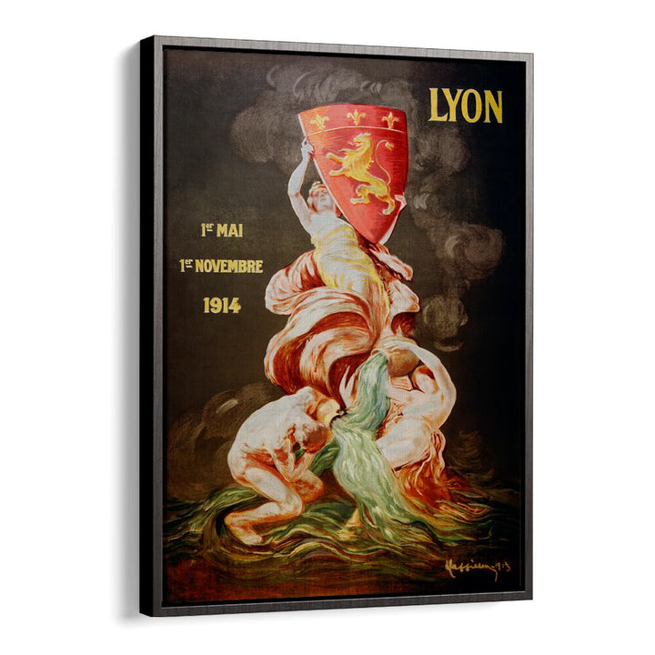 LYON INTERNATIONAL EXHIBITION (1914)  , VINTAGE PAINTINGS