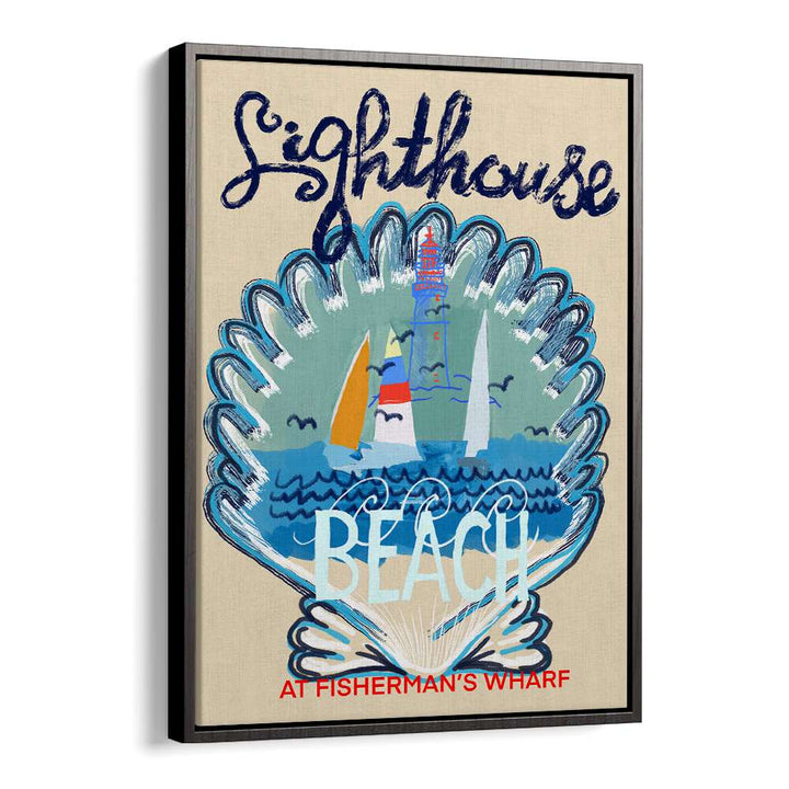 Transform your space with LIGHTHOUSE I, BEACH PAINTINGS, a serene coastal art piece perfect for any room.