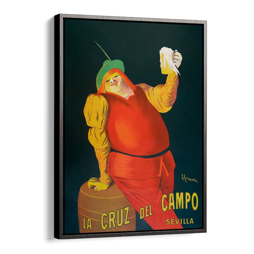 LA CRUZ DEL CAMPO BEERS (1906) , VINTAGE PAINTINGS