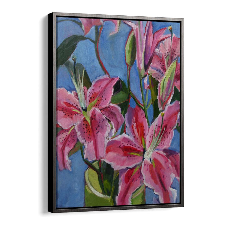 LILIES , FLORAL FLOWER PAINTINGS