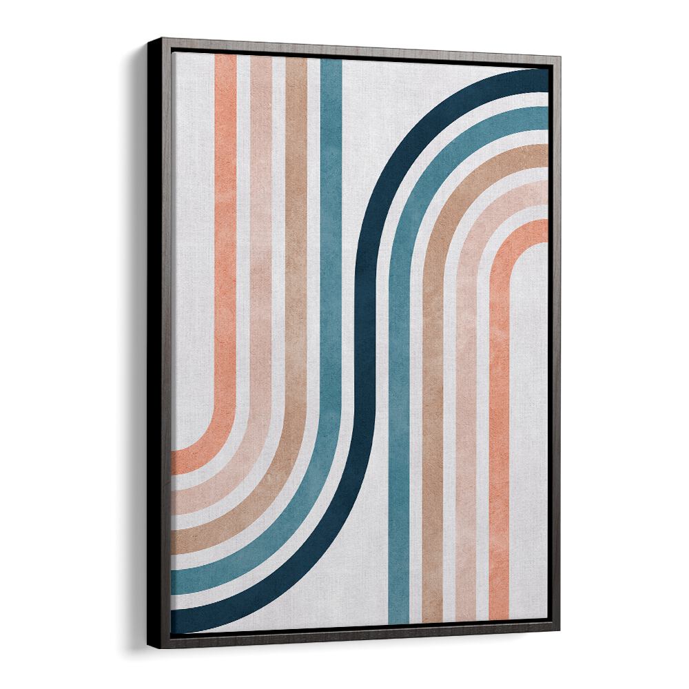 Stylish LINES AND ARCS, GEOMETRIC ART PRINTS featuring curved lines in earthy tones, perfect for any creative space.