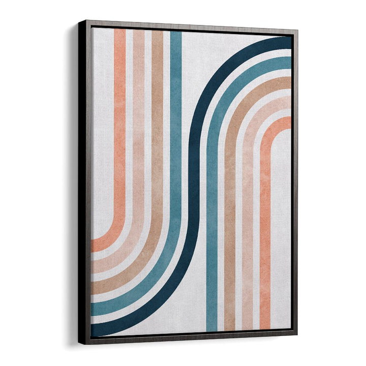 Stylish LINES AND ARCS, GEOMETRIC ART PRINTS featuring curved lines in earthy tones, perfect for any creative space.