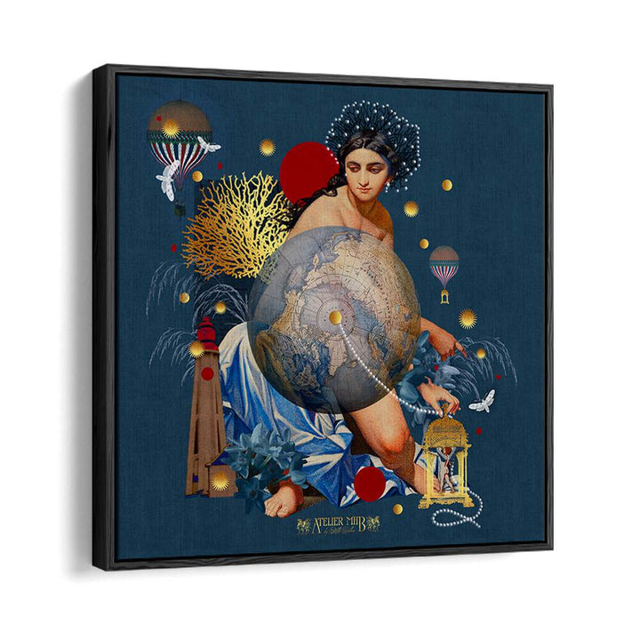 Surreal art print titled "SUPPORT FOR PEACE, SURREAL ART PRINTS" showcasing unity and tranquility for your space.