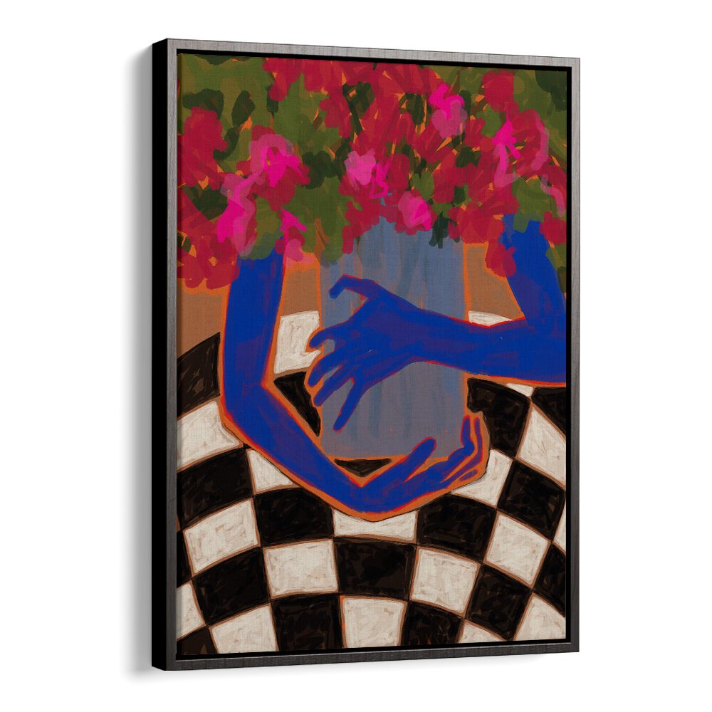 IN  THE MORNING , FLORAL FLOWER PAINTINGS
