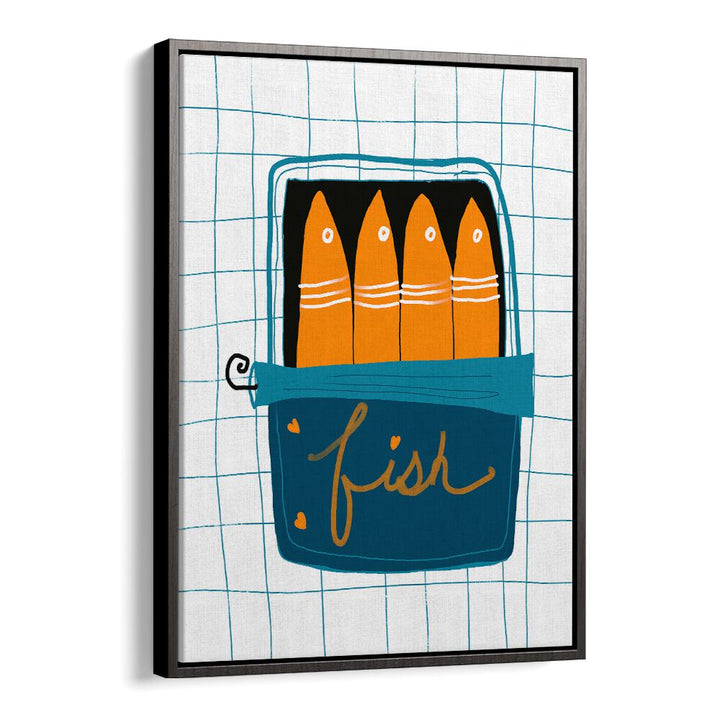 TINNED FISH II , KITCHEN POSTERS , KITCHEN ART PRINTS